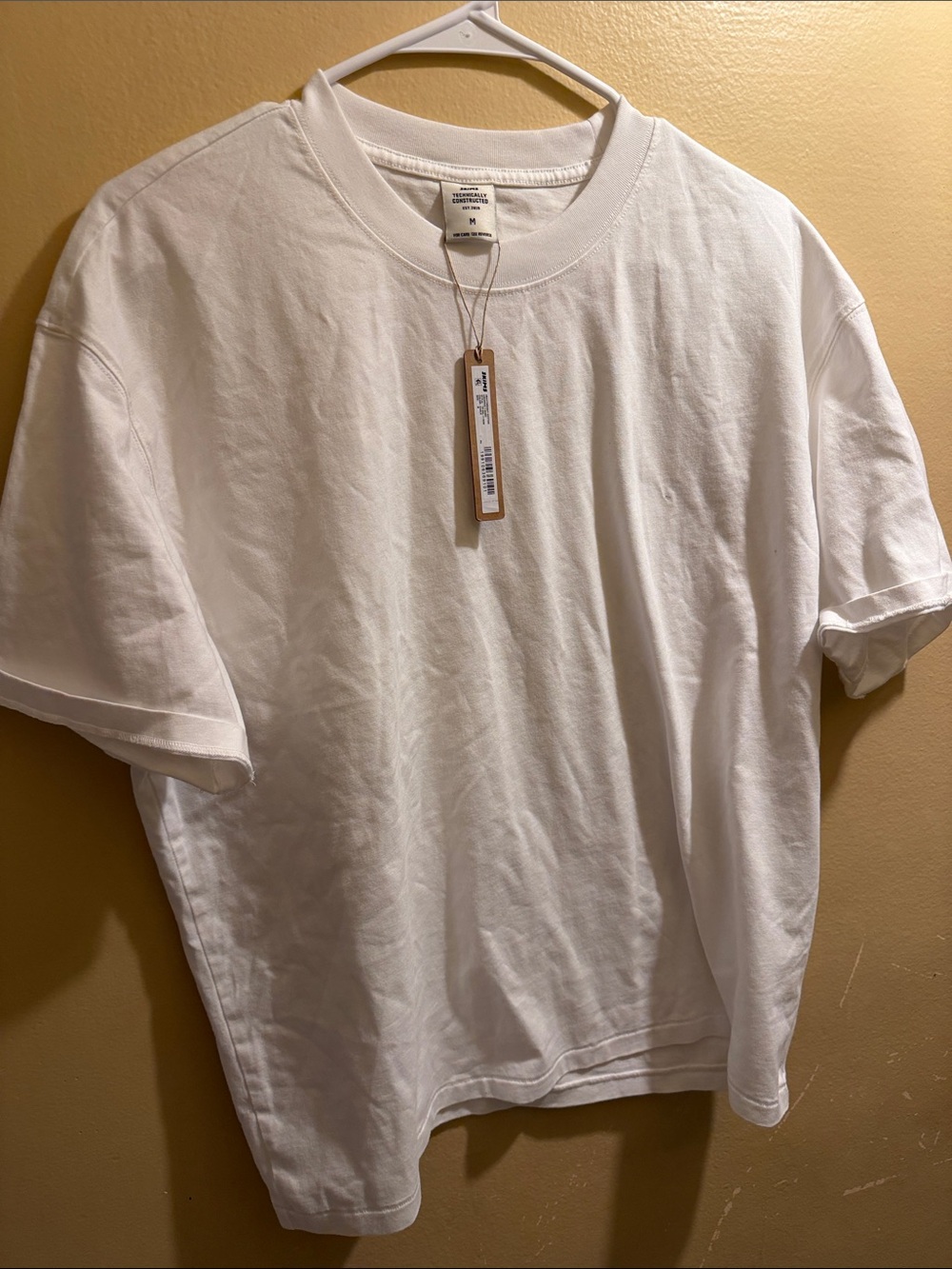 SKIMS White Short Sleeve Crew Tee - Men's